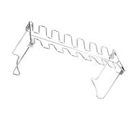 DECOMELODY Support Barbecue Pliable Acier Inoxydable pour Cuisson Extérieure Portable et Camping et Pique- Capacité Élevée Multi-Aliments