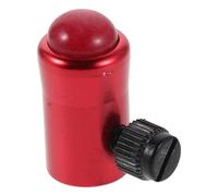 DECOMELODY Support de Diapason en Alliage D’aluminium avec Perle Ronde en Agate Rouge Foncé, Accessoire Léger pour Instruments de Sonothérapie et Musicothérapie, Pieds de Diapason