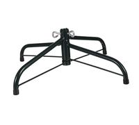 DECOMELODY Support de Sapin de Noël Métal Peint Vert Base Solide avec Fixation à Vis Rack pour Arbre de Noël Facile à Installer