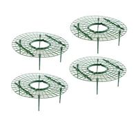 DECOMELODY Support D'escalade Pour Plants De Fraises 4 Pcs Jardinage En Balcon Et Jardinières Plastique Vert Solide, Structure Légère Et Facile à Installer Optimise Croissance Et Récolte Des Fraisiers