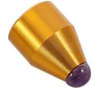 DECOMELODY Support en Alliage D’aluminium pour Pieds de Diapason 8 Mm Base Stable et Décorative en Cristal Violet, Accessoire Polyvalent pour Contemplation, Relaxation et Thérapie Sonore