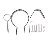 DECOMELODY Support Fixation Jambon Métal Noir Rack de Rangement Stable pour Cuisine Facile à Installer et Nettoyer Adapté pour Jambon Espagnol et Italien Robuste et Décoratif pour Usage