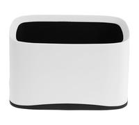 DECOMELODY Support pour Pelle à Litière en Plastique Blanc Petit Format Accessoire pour Bac à Litière Boîte de Rangement Compacte Anti-Déversement Organisateur Pratique pour Espace Propre