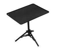 DECOMELODY Support pour Projecteur Réglable en Hauteur avec Plateau De Table 55 Cm, Trépied Stable pour Projecteur Et Ordinateur Portable, pour Bureau Et Table De Chevet