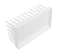 DECOMELODY Support pour Tubes à Essai en Plastique Blanc 66 Colonnes Porte-Tubes de Laboratoire Stable et Compact Égouttoir Polyvalent pour Tubes D’Échantillons Rangement Pratique pour
