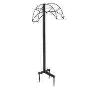 DECOMELODY Support Tuyau Arrosage Autoportant Détachable Métal Noir Organiseur de Tuyaux pour Jardin Installation Facile sans Outil Gain de Place pour Terrasse et Pelouse