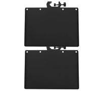 DECOMELODY Supports Micro à Pince Plateau Multifonction en ABS 2 Pièces 24 X 17,5 CM Noir Adapté pour Téléphone, Caméra, Carte Son