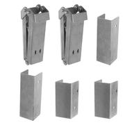 DECOMELODY Supports Ressort et Équerres Cachées pour Meubles Charnières de Plateau Rabattable Accessoires Robustes pour Bureau et Table Pliable