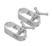 DECOMELODY Tendeur de Câble en Acier Robuste 2 Pièces pour Jardin et Serrage, Outil Manuel Multifonction, Compact et Réglable, pour Treuil, Fixation de Bâche et Protection Hivernale