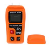 DECOMELODY Testeur d'Humidité pour Bois Carton et Murs Hygromètre Mural Portable Précise Écran LED Ergonomique Couleur Orange 1 Pièce Mesure de L'Humidité pour Sols et Papier