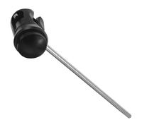 DECOMELODY Tête de Marteau de Remplacement pour Pédale de Grosse Caisse, Accessoire en Acier Inoxydable et Caoutchouc Noir, Compatible Batterie, Son Puissant pour Scène et Répétition,