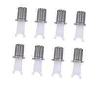 DECOMELODY Tête de Rechange Tondeuse à Poils de Nez et Oreilles Électrique 8 Pièces Petites Dimensions Remplacement Amovible pour Hommes Usage Personnel Hygiène