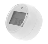 DECOMELODY Thermomètre de Piscine Flottant Blanc avec Alarme Automatique Mesure Précise pour Bain Spa et Bassin de Nage