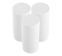 DECOMELODY Tubes Déodorants Rechargeables 3 Pièces 7.7X3.6 CM Contrôle Rotatif pour Voyage et Usage Quotidien Contenants Réutilisables pour Fards à Joues et Lotions