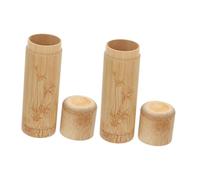 DECOMELODY Urne Cinéraire Bambou pour Animal De Compagnie 2 Pièces Coffret Commémoratif Léger Solide Naturel Usage Intérieur pour Chiens Et Chats