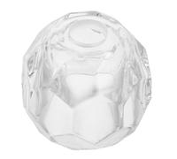 DECOMELODY Verre Transparent Globe Abat-jour Lampe Suspension Moderne Sphérique Diffuseur Lumière pour Lustre Applique Ventilateur Plafond
