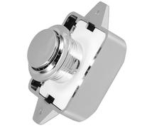 DECOMELODY Verrou à Bouton-poussoir pour Armoire Rv en Alliage de Zinc et Abs, Haute Résistance, Installation Facile, Accessoire pour Meubles et Camping-car