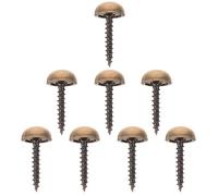 DECOMELODY Vis Décoratives Cache-Tête en Laiton Lot de 8 Vis Auto-Taraudeuses 12Mm pour Fixation de Miroirs et Mobilier en Bois