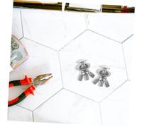 DECOMELODY Vis INOX pour Fixation Dos de Plongée Écrou à Ailettes Ergonomique Résistant Eau pour Équipements Subaquatiques