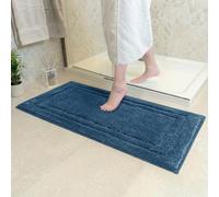 Decomira Tapis de Bain Antidérapant | Super Absorbant et Lavable en Machine | pour la Salle de Bain, Douche, Baignoire ou comme Tapis WC | Royal Blue - 80x150 cm