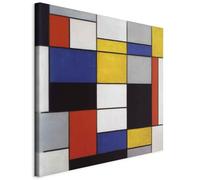 decomonkey Impression sur Toile Abstraction petits carrés 60x60 cm 1 Pièce | colorés, Carré, Toiles imprimées, Image sur toile structurée, Toile murale, Impression, Décoration murale, Bords imprimés