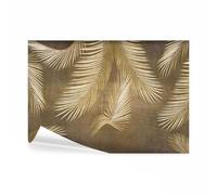 decomonkey - Papier Peint Panoramique Adhésif Nature 196x140 cm - Stickers Muraux Salon Chambre Déco XXL Autocollant Panoramique Maison Décoration Bureau - Blanc beige jaune