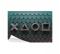 decomonkey - Papier Peint Panoramique Game Play 250x175 cm - Décoration murale moderne - Tapisserie décorative pour chambre salon - Abstraction figures géométriques géométrique