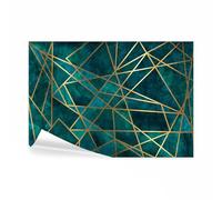 decomonkey - Papier Peint Panoramique Géométrique 350x256 cm - Décoration murale - Tapisserie pour chambre salon - Tendances artdéco texture figures géométriques abstraction géométrique