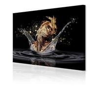decomonkey - Tableau Acoustique Abstrait 120x80 1 Pièce - Impression sur Toile Décoration Maison Isolation Peinture Image Phonique Déco Bureau Abstraction les femmes modernes font face à l'eau