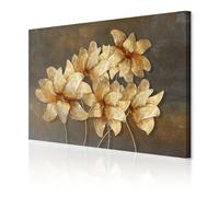 decomonkey - Tableau Acoustique Fleurs Abstrait 90x60 1 Pièce - Impression sur Toile Décoration Maison Isolation Peinture Image Phonique Déco Bureau Panneaux AcoustiquesFleurs nature plantes