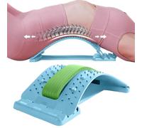 Décompresseur vertébral | Masseur pour Lombalgie, Correcteur ergonomique antidérapant réglable à 3 niveaux pour détendre les muscles lombaires et les exercices