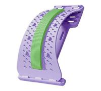 Décompresseur Vertébral, Masseur pour Lombalgie, Correcteur Ergonomique Antidérapant Réglable à 3 Niveaux pour Relaxation Muscles Lombaires et Exercices