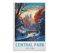 Décompression Jouets éducatifs 1000 pièces,Central Park New York,des Vacances pour Adolescents,Cadeau de Noël,70x50cm,Paper Puzzle,AA-314