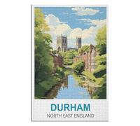 Décompression Jouets éducatifs 1000 pièces,Durham Nord-Est de l'Angleterre,des Vacances pour Adolescents,Cadeau de Noël,52x38cM,Paper Puzzle,AA-974