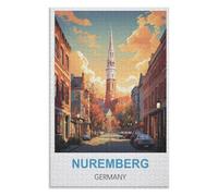 Décompression Jouets éducatifs 1000 pièces,Nuremberg Allemagne,des Vacances pour Adolescents,Cadeau de Noël,38x26CM,Paper Puzzle,AA-1414