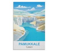 Décompression Jouets éducatifs 1000 pièces,Pamukkale Turquie,des Vacances pour Adolescents,Cadeau de Noël,75x50Cm,Wooden Puzzle,AA-1114