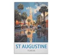 Décompression Jouets éducatifs 1000 pièces,Saint Augustine Floride,des Vacances pour Adolescents,Cadeau de Noël,52x38cM,Paper Puzzle,AA-674