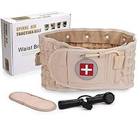 Décompression Retour Ceinture de Taille inférieure Brace Soutien Lombaire Back Pain Relief Spinal Gonflable de Traction, Taille Unique pour 29-51 Pouces Taille
