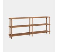 Deconation Bibliothèque Basse en Panneau Mélaminé Pin Atlantique 180 X 74,9 X 35 Cm