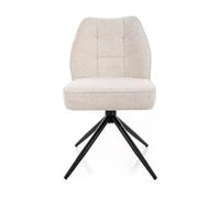 Deconation Chaise Pivotante en Tissu - Gamme John - Beige