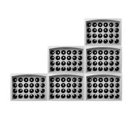 Deconation Lot De 6 Casiers Porte 24 Bouteilles Soit 144 Bouteilles - Polystyrène Expansé - Etagère à Bouteilles