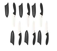 Deconation Lot De 6 Couteaux En Céramique Lame 12,5 Cm - L 23 Cm - Noir