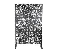 Deconation Panneau Occultant Extérieur en Métal Décoratif 120 X 40 X H 193 Cm