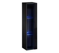 Deconation Vitrine Verticale Switch Ww 2" - Noir - L 30 Cm X P 30 Cm X H 120 Cm
