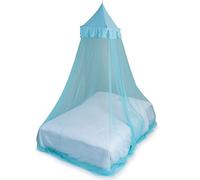 Deconet Moustiquaire Château - Cadre supérieur 50x50cm/ 1250cm Périmètre Bleu clair - 1- 2 pers.