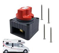 Déconnexion batterie bateau, interrupteur nautique, interrupteur de batterie compatible avec systèmes DC 12-48 V - pour terminal bateau yacht voiture véhicules SUV Camper