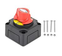 Déconnexion de la batterie, bouton de déconnexion de la batterie 12V 300A interrupteur marche-arrêt haut courant pour voiture RV Marine Yacht