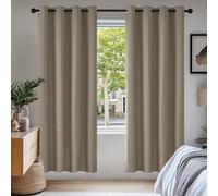 Deconovo Anti Bruit Rideaux Isolation Lumineux Anti UV Taupe