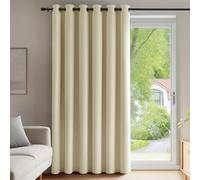 Deconovo Décoration Fenêtre Rideau Opaque Rideau Anti Bruit Beige Foncé