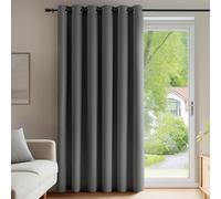 Deconovo Décoration Fenêtre Rideau Opaque Rideau Anti Bruit Gris Clair